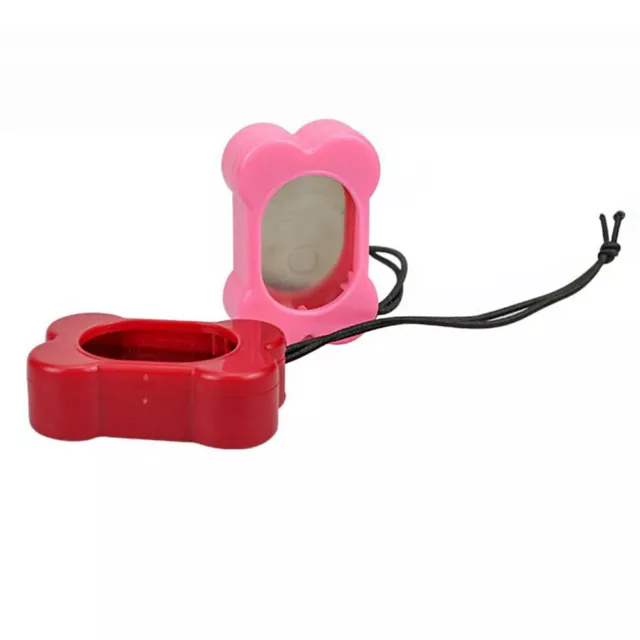 2 Clicker -Trainingsschaltfläche Blumenform für Hunde (rosa)