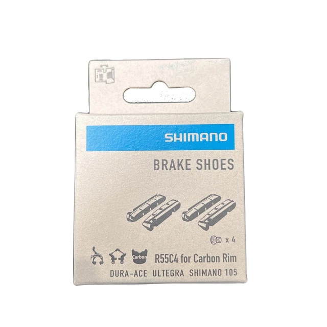 SHIMANO Carbon Rim Brake Shoes - RC55C4 Dura-ace Ultegra 105 (2 Pairs)