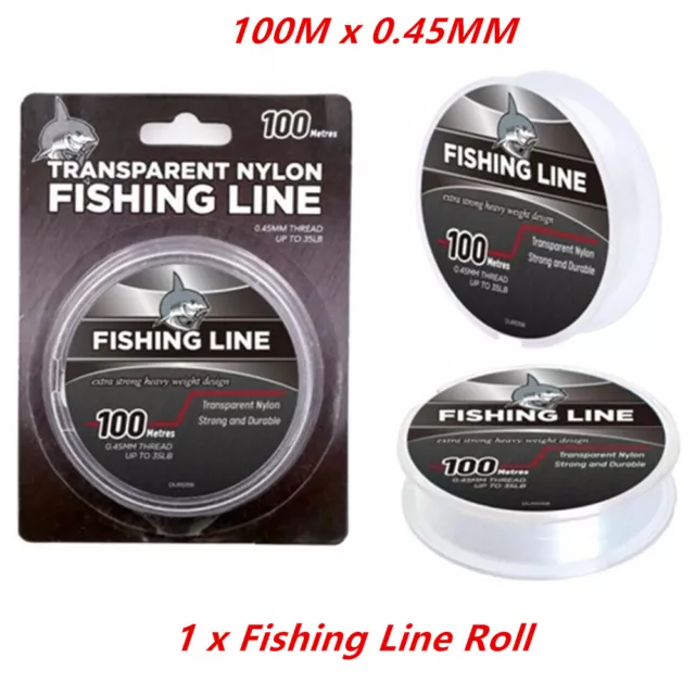 100M NYLON FISHING Line Carbon Fiber Leader Line Fishing Lure Wire Lot J4  New D6 $5.43 - PicClick AU