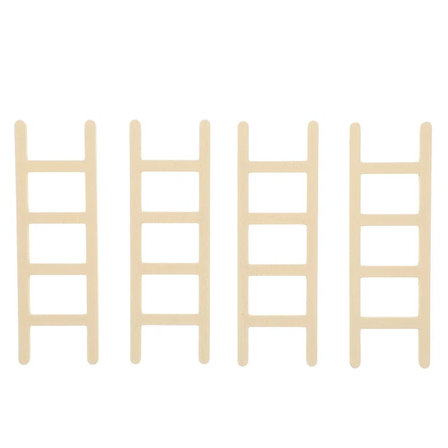 Mini Cornice Per Finestre In Legno – Accessorio In Miniatura Per Casa Delle Bambole – Rustico E Fai Da Te - 3