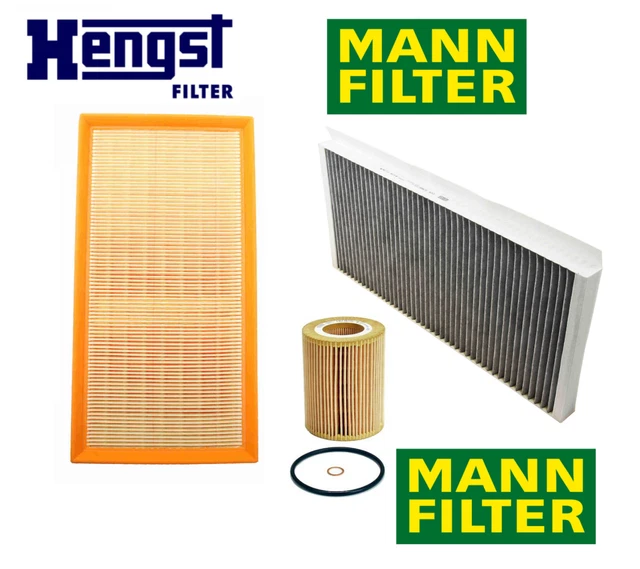 OEM AIR FILTER Oil Filter AC Cabin Filter Carbon Mann Hengst for BMW