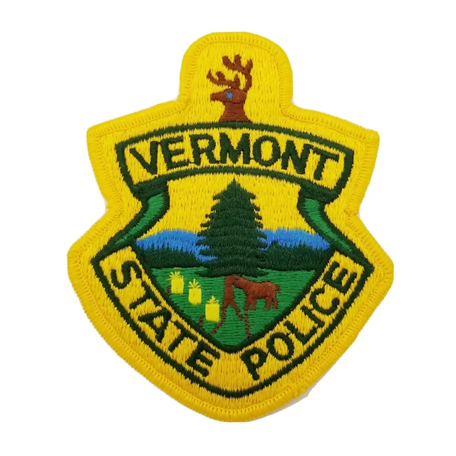 VERMONT STATE POLICE Felt Patch VT VSP Highway Patrol Officer Law New