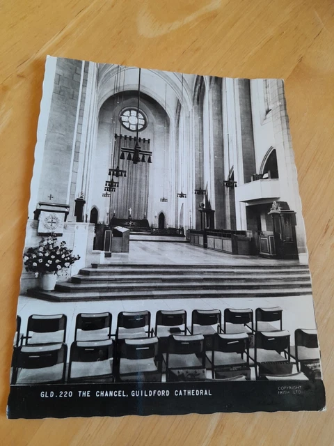 Guildford Cathedral Friths Serie Deckel Edge Vintage alte Postkarte