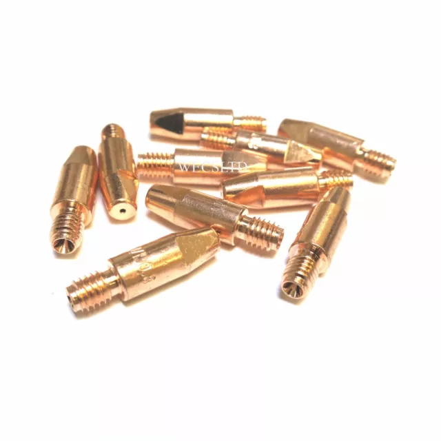 10 X  Mig Euro Torch Contact Tips For MB15 MB25 MB36 Welding 10 Pack