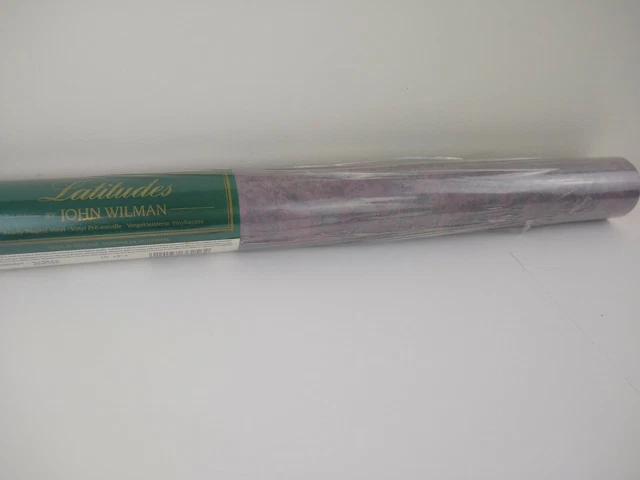 Vintage Latitudes by John Wilman Wallpaper Textured Satsuma Deep Pink Grey Retro