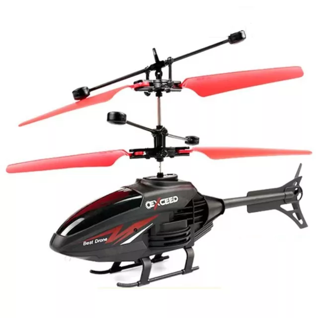 Black Blue Red Remote Control Plane Plastic Drone RC Helicopters  Kids Adults