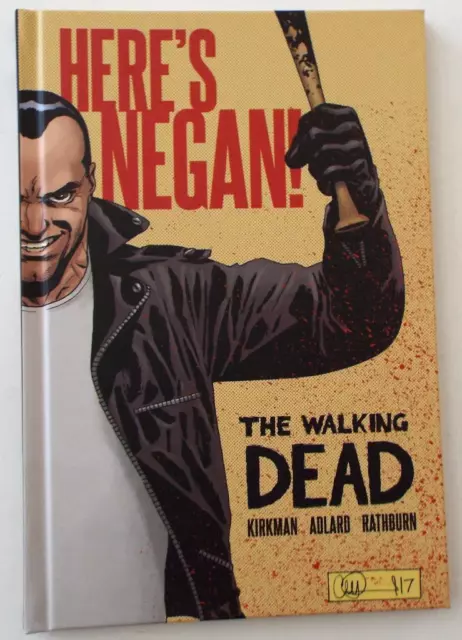 New SDCC 2018 HERE'S NEGAN! Signed ROBERT KIRKMAN The Walking Dead