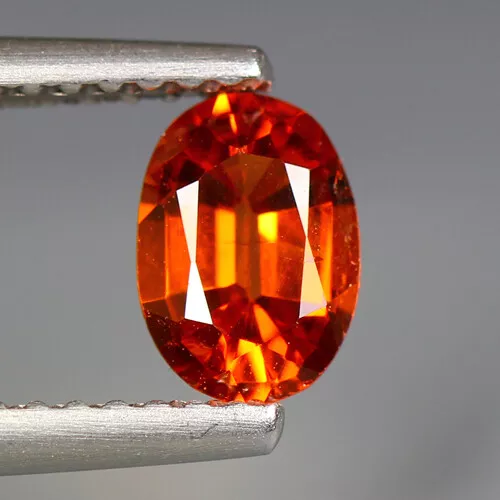 0.87 Cts_Simmering Ultra Rare Gemmy_100 % Natural Spessartite Garnet_Srilanka