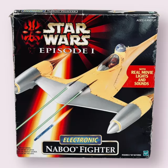 Star Wars Episode 1 Electronic Naboo Fighter English Packaging Hasbro Unopened