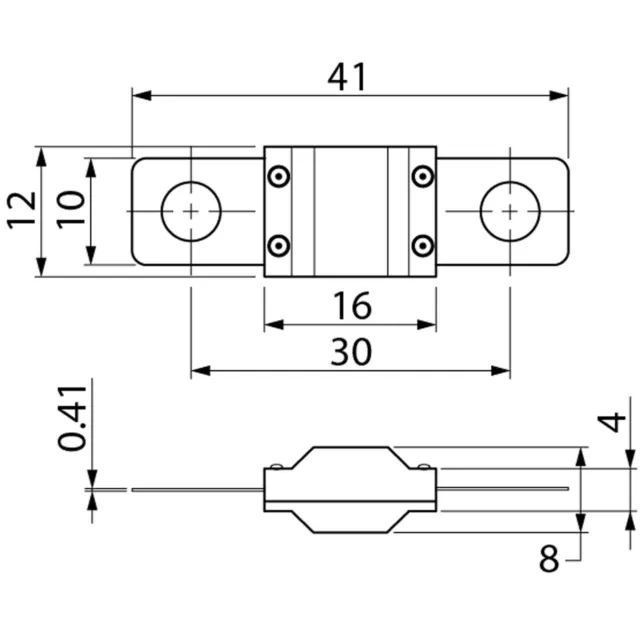 Littelfuse MIDI Sicherung 30-200A wählbar für Sicherungshalter Mini-ANL, ANS