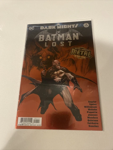DARK KNIGHTS METAL BATMAN LOST #1 Foil Cover DC Comics 1st Print VF NM