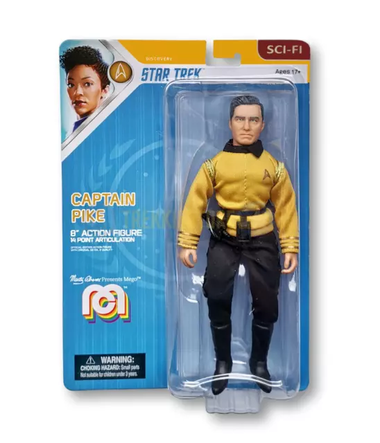 MEGO Captain Pike Actionfigur Star Trek Discovery, Star Trek Strange New Worlds