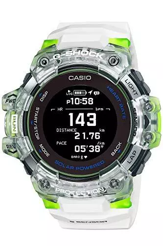 Casio Watch G-Shock G-SQUAD Men Clear Resistant to shock GPS GBD-H1000-7A9JR