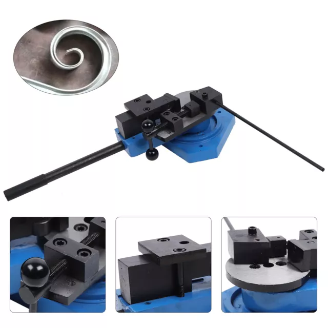 SBG-40 Universal Metal Bender Flat/Round/Square Bending Machine Scroll Bender