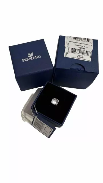 Swarovski Tempo Clear Crystal Ring (1190381) Size 55