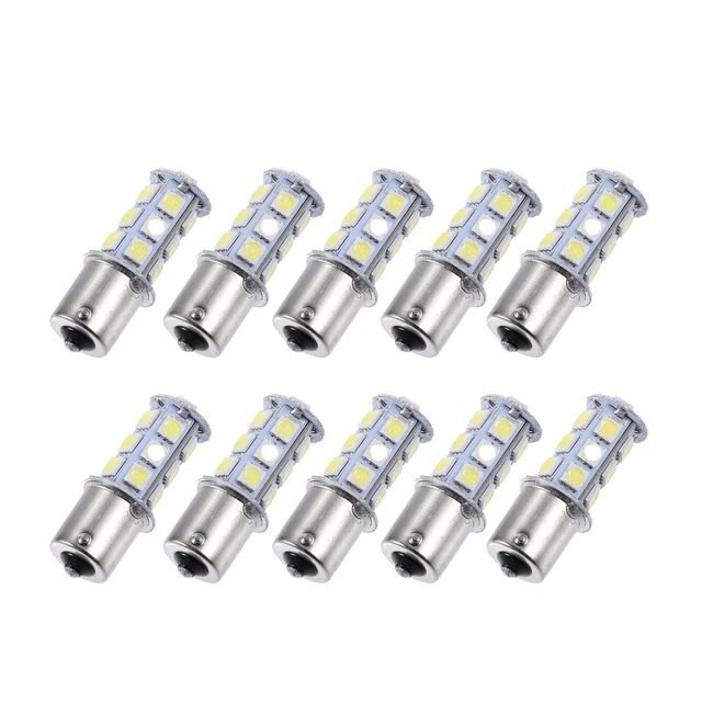 1156 RV Remolque 18 LED Luz Bombilla, Metal, Multicolor, 10uds