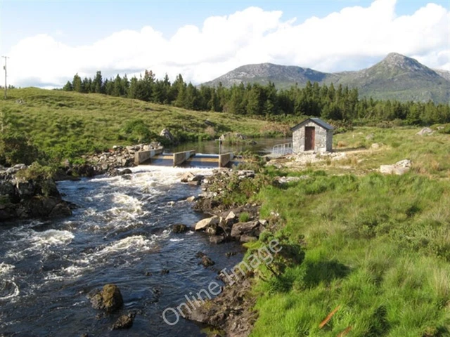 Photo 6x4 Fish weir Toombeola The Owenmore River is one of Connemara&#039 c2009