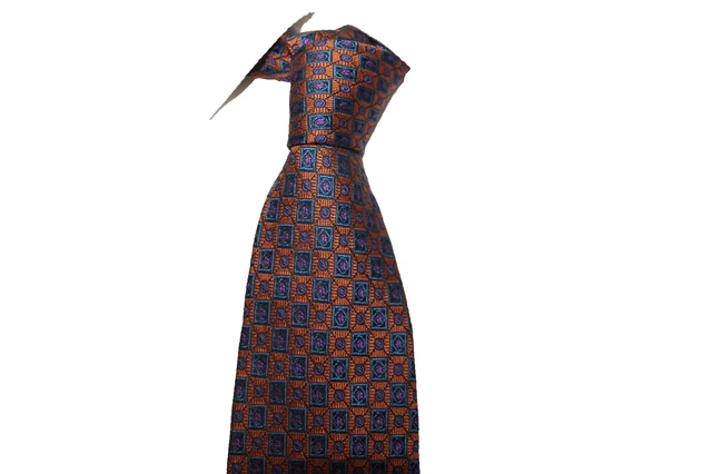 Cravate Herlaine Paris 100 % Soie – Multicolore Homme, Occasion état Correct