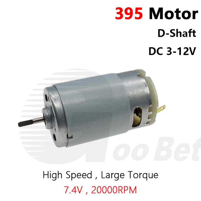 395 Mini Electric Motor DC 7.4V 20000RPM for RC Car Boat High Speed Large Torque