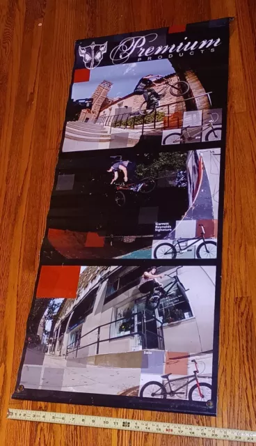 PREMIUM BMX BIKES GARRETT REYNOLDS store Promo VINYL BANNER POSTER Advertising
