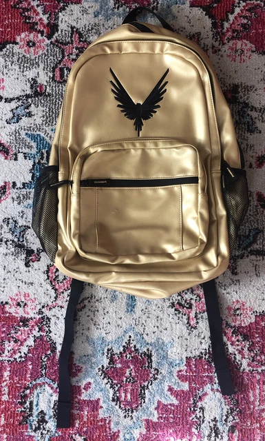 LOGAN PAUL MAVERICK Backpack Book Bag Pack Adult Gold Metallic