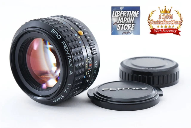 PENTAX Smc Pentax-a 50mm F/1.4 Mf Prime Standard Objectif K Support [ EXC+ 5]