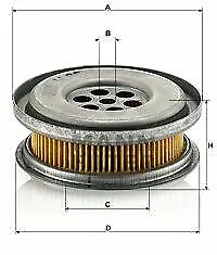 MANN-FILTER H 85 Hydraulikfilter Lenkung für MERCEDES-BENZ PUCH