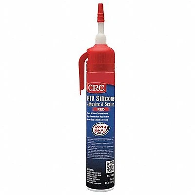 Crc Gasket Sealant: RTV Silicone, 6.5 oz, Tube, Red, Water Resistant  14059 Crc