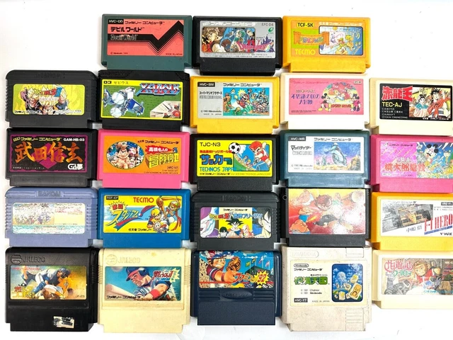 WHOLESALE LOT of 23 Nintendo NES Famicom Cartrige lot set A JAPAN