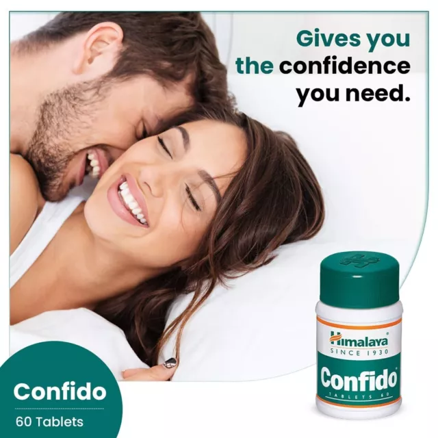 Himalaya CONFIDO Tablets 60 tab Restores Male Confidence AYURVEDIC (Pack of 2)
