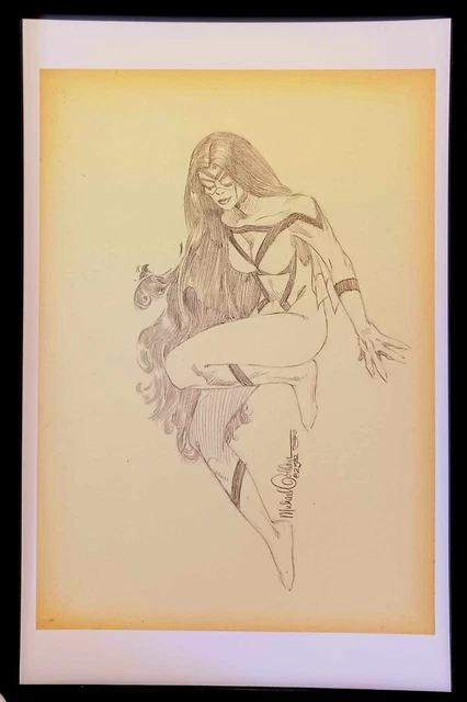 Spider-Woman Michael Golden 11x17 FRAMED Original Art Poster Print Marvel Comics
