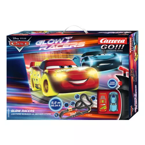 Carrera GO!!! 62559 Coffret Disney Cars - Glow Racers