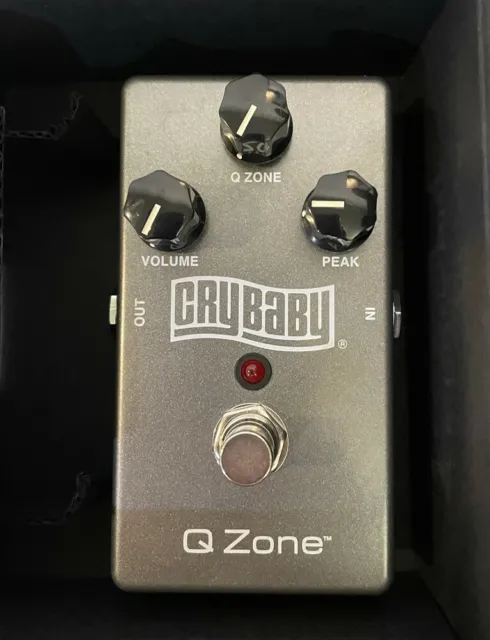 NEW Dunlop Cry Baby Q-Zone Effects Pedal, CHROME - #QZ1