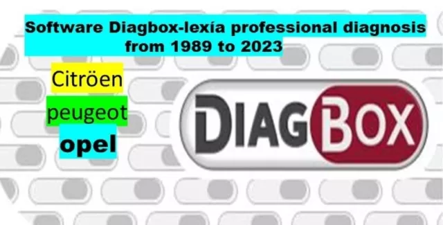 Diagbox-Lexia citroen-peugeot-opel diagnosis profesional psa 2023