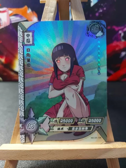 10 Naruto Boruto Rainbow SLR Hyuuka Hinata Himawari CCG TCG Rare + EXTRA  Cards