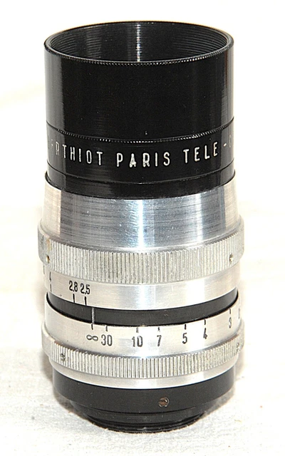 Objectif SOM Berthiot Petzval 200mm F/3 (iris) Pour Grand Format 4x5 – Pièce De Collection