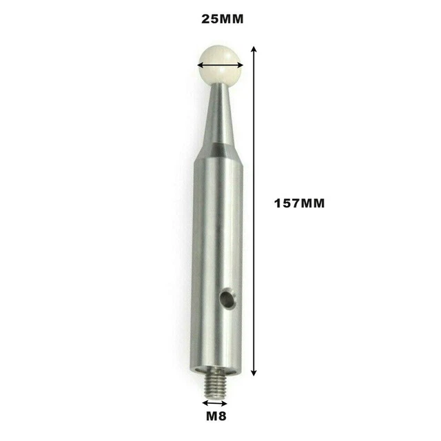 Cmm Stylet CNC Machine Stylet Céramique Balle Edm for Cmm Table 25mm Diamètre