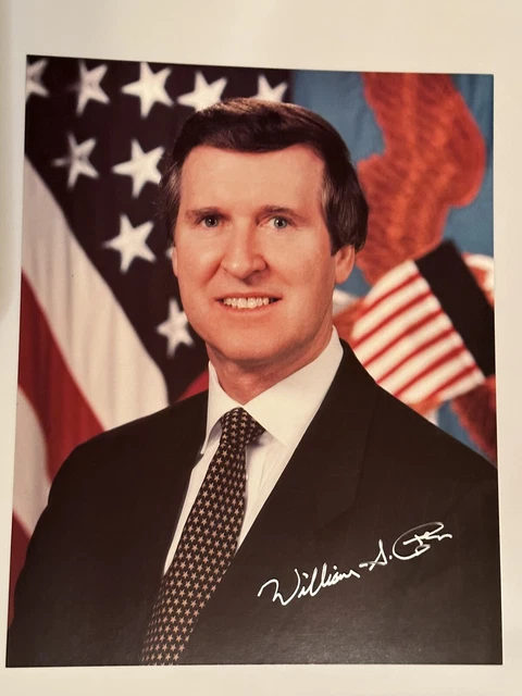 Secretary of Defense William Cohen - 8x10" AUTOGRAPHED Photo