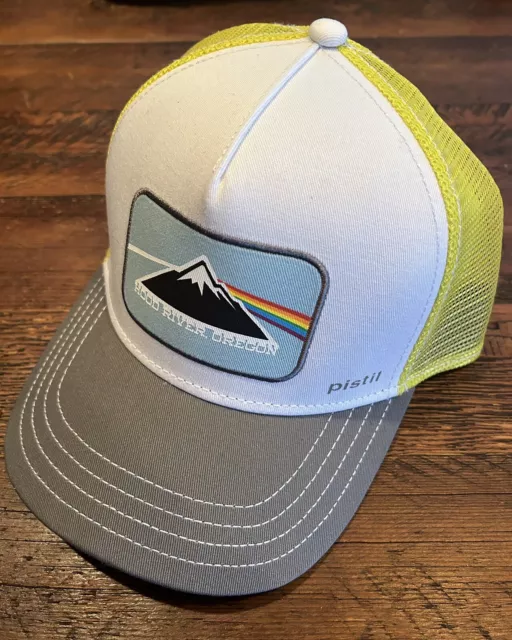 Nwt Pistil One Size Hood River Oregon Eclipse Trucker Mesh Snapback Ball Cap Hat