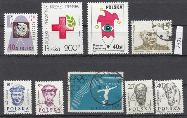 Briefmarken Polen gestempelt