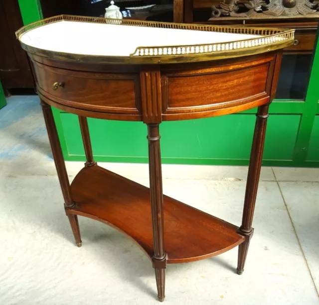Consolle in stile Luigi XVI metà '800 fronte 89,5 cm