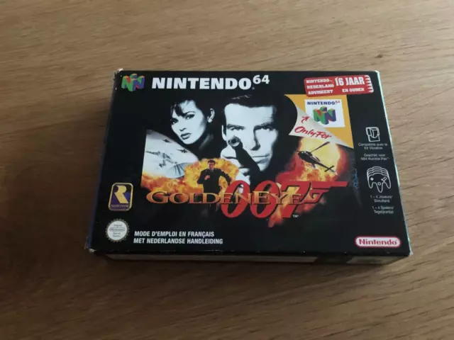 Goldeneye James Bond 007 Nintendo 64 Jeu Boite Complet N64 Game FAH