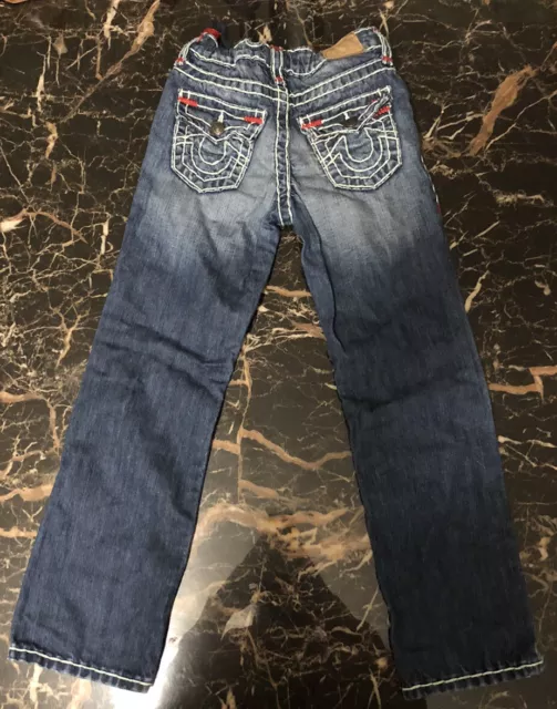 True Religion Boys Slim Fit Jeans Age 7 Yrs Blue Wash Denim 2