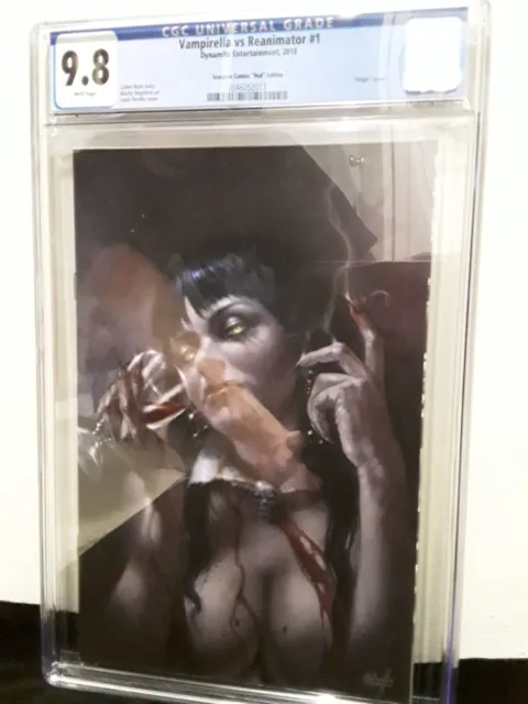 Vampirella vs Reanimator #1 (2018) Dynamite CGC 9.8 Parrillo Virgin Red Variant