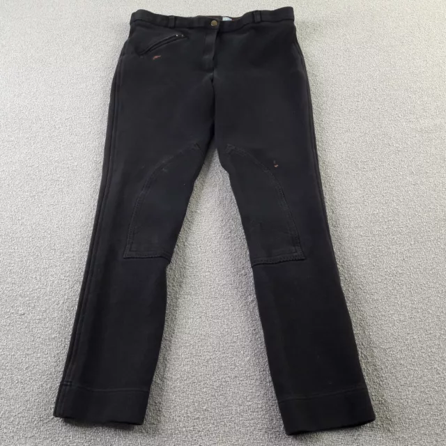 Sherwood Forest Trousers Womens UK 14 Black Ladies Jodhpurs Horseriding Riding