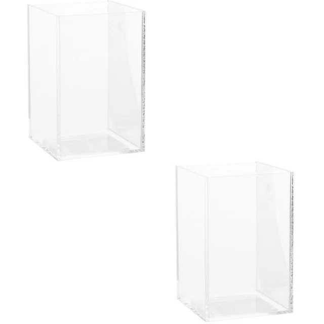 2 Pack Aquarium Fish Tank Aquariums Acrylic Small Flower Vase