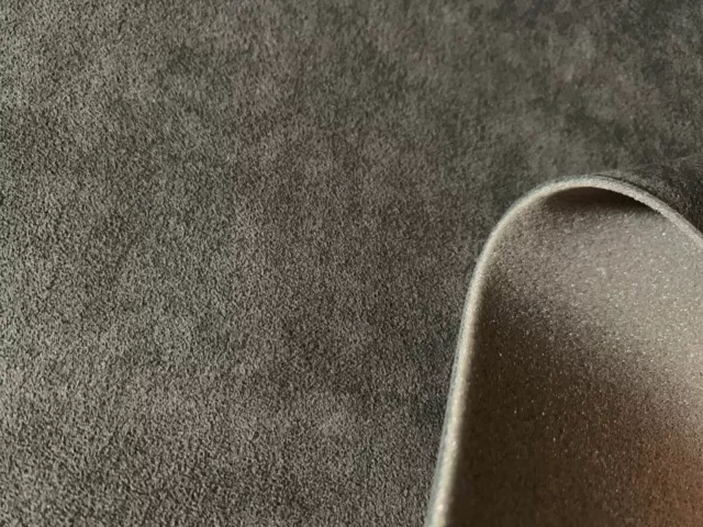 ORIGINAL Alcantara Stoff TIEFSCHWARZ mit 2,50mm Schaumstoff Rücken 150cm  dehnbar
