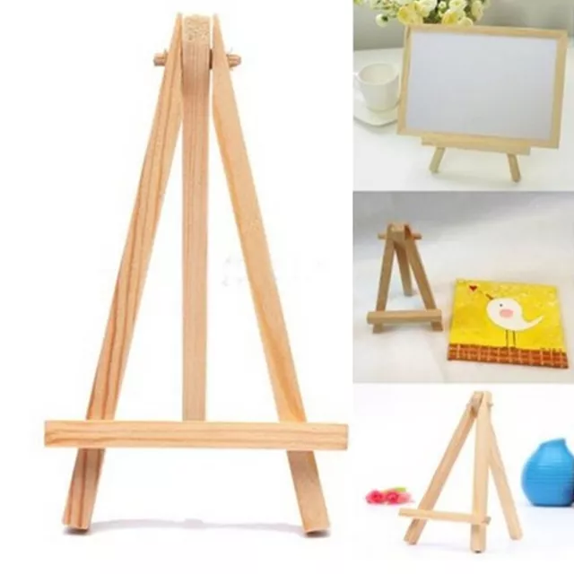 Mini Wooden Cafe Table Number Easel Wedding Place Name Card Holder Stand CC