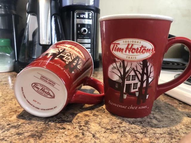 1x Tim Hortons Coffee Mug Gift Ceramic Genuine Limited Edition  #011 from 2011