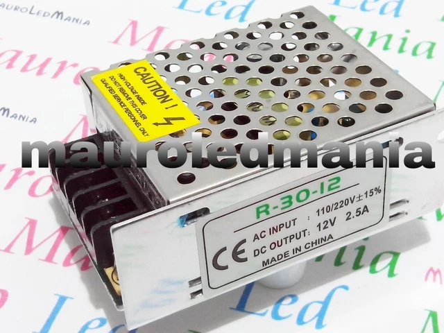 Alimentation de commutation pour adaptateur de bande Led, transformateur 110 / 220V AC à 24V DC